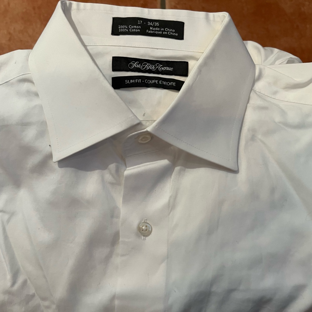 Saks Fifth Avenue long sleeved dress shirt